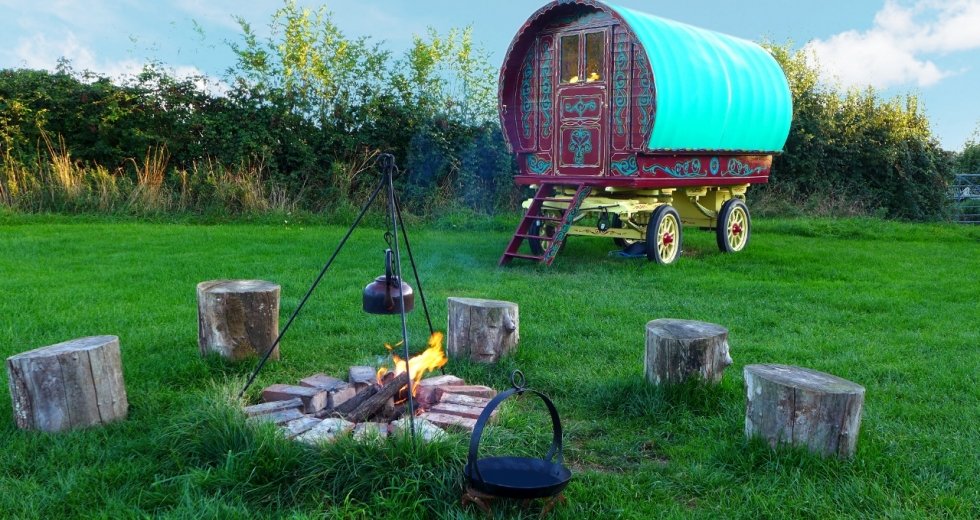 Glamping holidays in Somerset, South West England - Gypsy Caravan Breaks